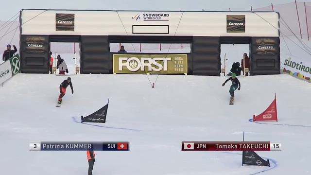 2013-2014 FIS Carezza Women's Parallel Giant Slalom Final смотреть онлайн