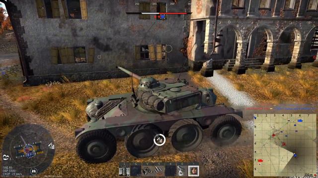 War Thunder. E.B.R.(1954) Лёгкий танк Франция смотреть онлайн