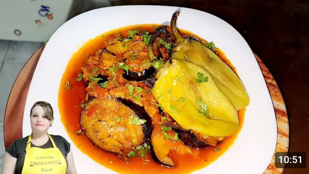 ПЕРЕЦ И БАКЛАЖАНЫ В ТОМАТНОМ СОУСЕ.??? смотреть онлайн