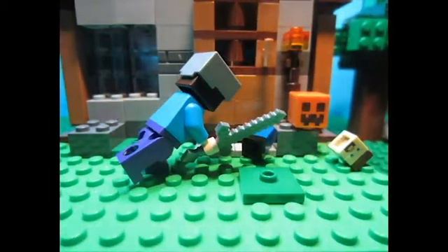 Lego Minecraft StopMotion Funny ShortFilm смотреть онлайн