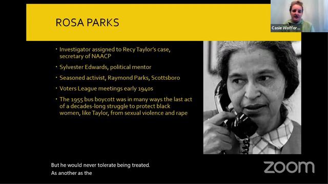 Honoring Rosa Parks and Recy Taylor смотреть онлайн