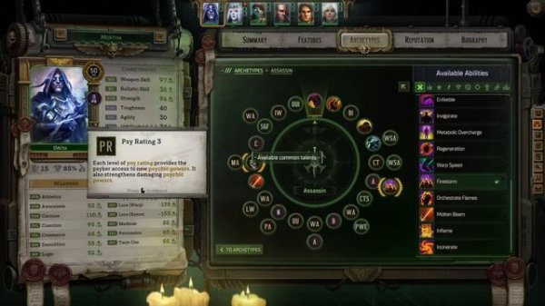 WH40k: Rogue Trader: Melee Psyker Build - Purity In Flame