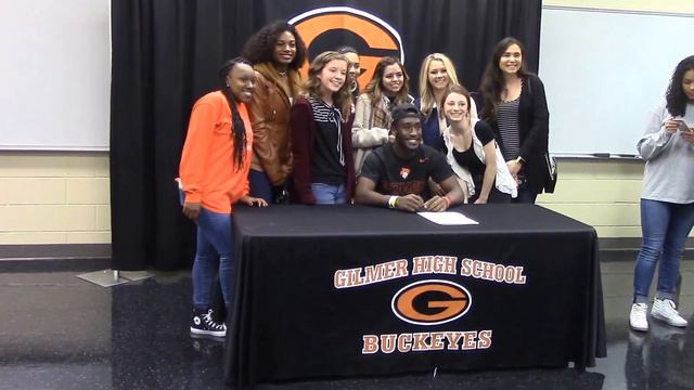 LaMarcus Morton honored upon leaving Gilmer to become an Oklahoma State Cowboy смотреть онлайн