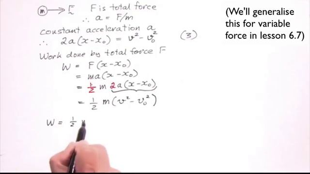 Physics, Mechanics. Lesson 6.2 Work and kinetic energy Part 2 of 3 смотреть онлайн
