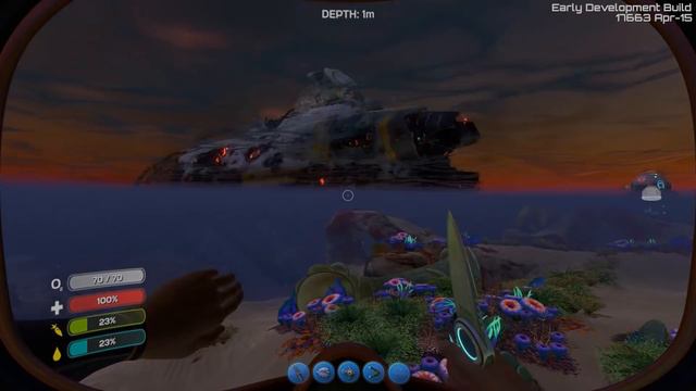 Subnautica Gameplay - Part 2: "Cyclops Fish Attack!" (Early Access) смотреть онлайн