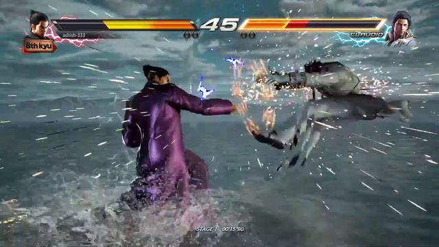 tekken 7 kazuya vs claudio || claudio tekken || kazuya tekken 7 combos смотреть онлайн