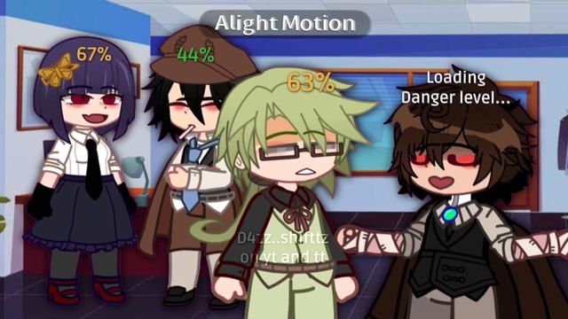 Danger Level meme || Dazai || BSD Gacha meme || D4zz..shifttz смотреть онлайн