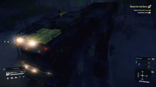 SnowRunner - Amur, Reach for the Stars, Transporting the Rocket. ZiKZ 612H Mastodon. смотреть онлайн