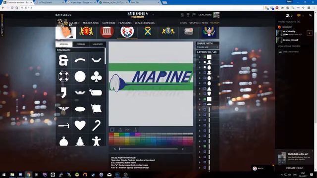 Battlefield 4 - Making the Marine Le Pen emblem смотреть онлайн