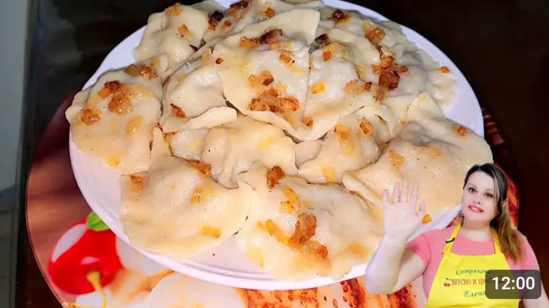 ВАРЕНИКИ С СЫРЫМ КАРТОФЕЛЕМ.??? смотреть онлайн