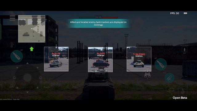 War Thunder Mobile Tanks - Open BETA Gameplay #1 смотреть онлайн