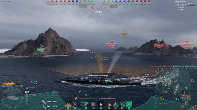 ⚓ КАТАЛУНА КРЕЙСЕР ИСПАНИИ⚓ WORLD OF WARSHIPS! #worldofwarships #wows