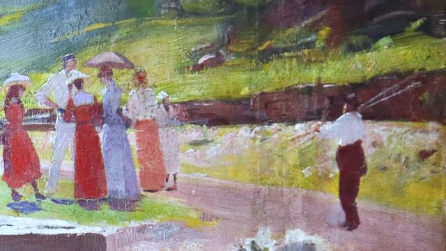 Introduction to the conservation of "Mosman Bay" by Tom Roberts смотреть онлайн