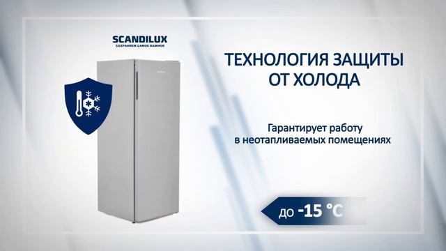 Обзор морозильника Scandilux FN 210 E00 S смотреть онлайн