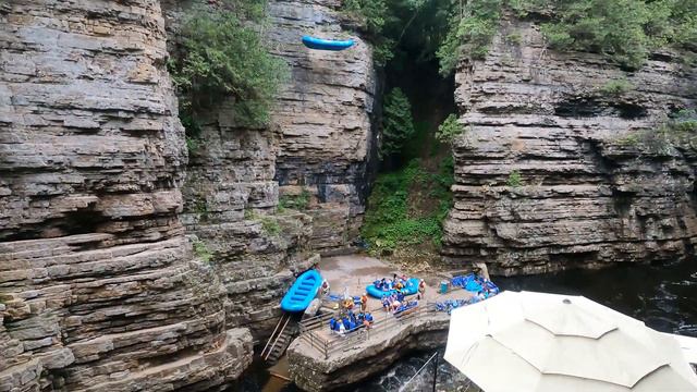 😮GRAND CANYON of the Adirondacks: Ausable Chasm | Lake Placid, NY Things to Do смотреть онлайн
