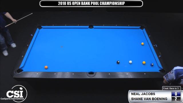2018 US Open Bank Pool Championship: Shane Van Boening vs Neal Jacobs (Finals) смотреть онлайн