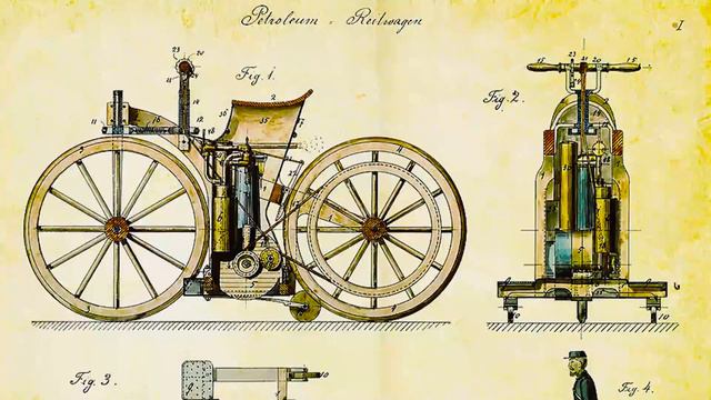 Мотоцикл Daimler Reitwagen