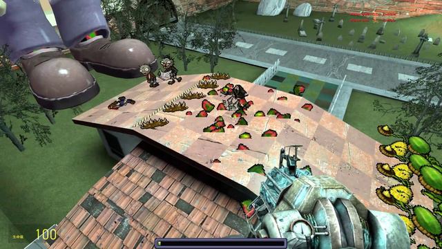 PVZ in Gmod смотреть онлайн