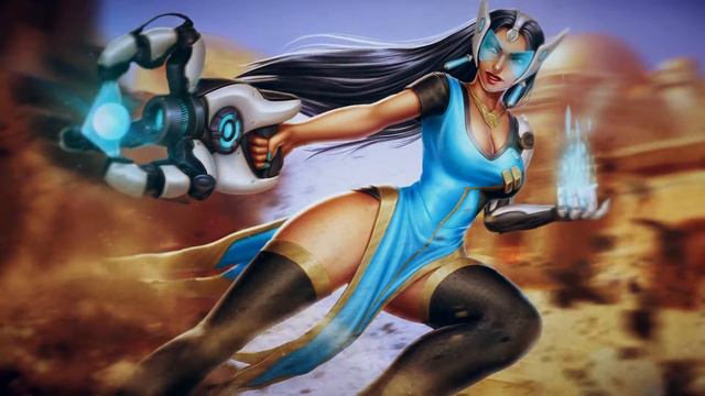 Symmetra (Overwatch) parallax effect смотреть онлайн