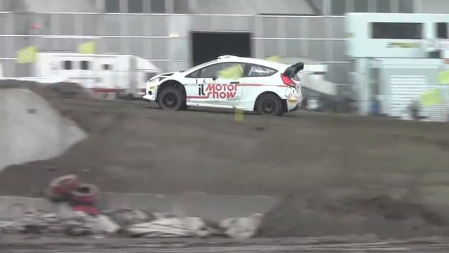 Motor Show Bologna Trofeo Bettega Celebs Jaques Villneuve vs Cavallini gara 2 Rally 14.12.2014 смотреть онлайн