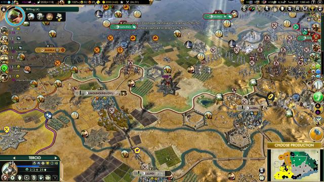 Civilization 5 Vox Populi Deity - Great Plains - Attila Part 13 смотреть онлайн