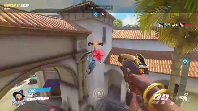 Mercy's Valkyrie ultimate is pretty deadly смотреть онлайн