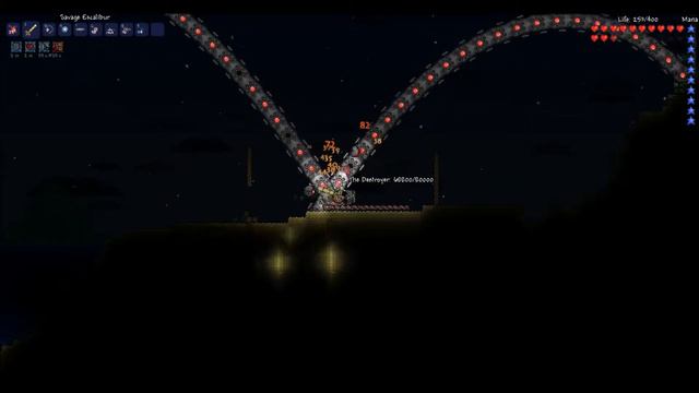 Terraria - Beating The Destroyer Easy