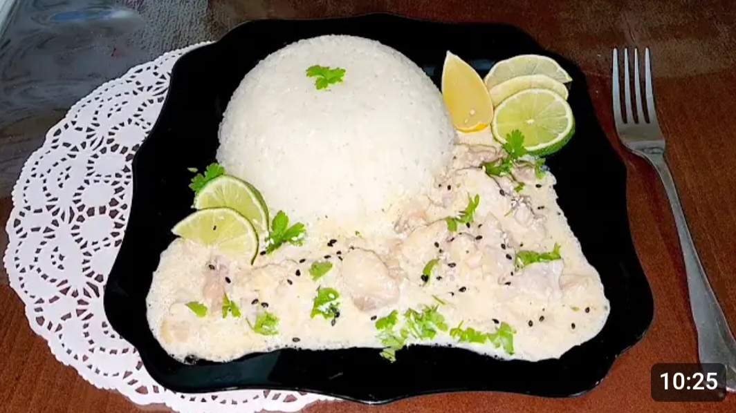 ТРЕСКА В СЛИВОЧНОМ СОУСЕ И НА ГАРНИР РИС.🐟🧈🍚 смотреть онлайн