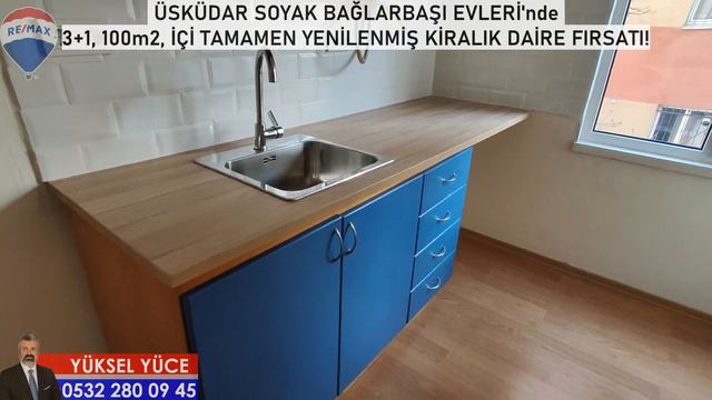 ÜSKÜDAR MURAT REİS'de SOYAK BAĞLARBAŞI EVLERİ'nde TAMAMEN YENİLENMİŞ, 3+1, 100m2, KİRALIK DAİRE!! смотреть онлайн