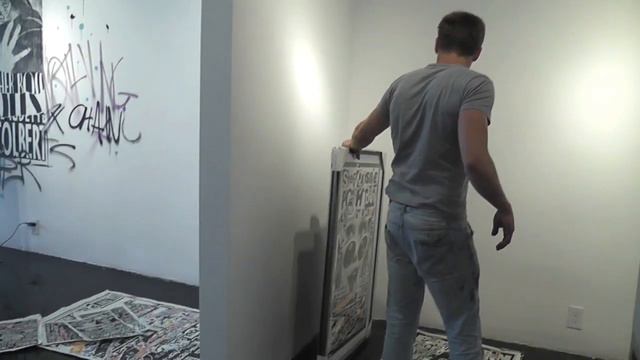 Charlie Anderson show install and walk through - Fabien Castanier Gallery - Los Angeles смотреть онлайн