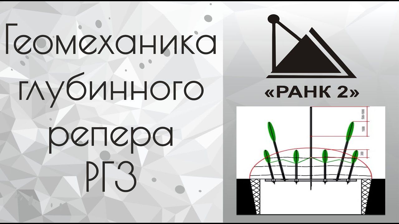 Геомеханика глубинного репера  РГ3