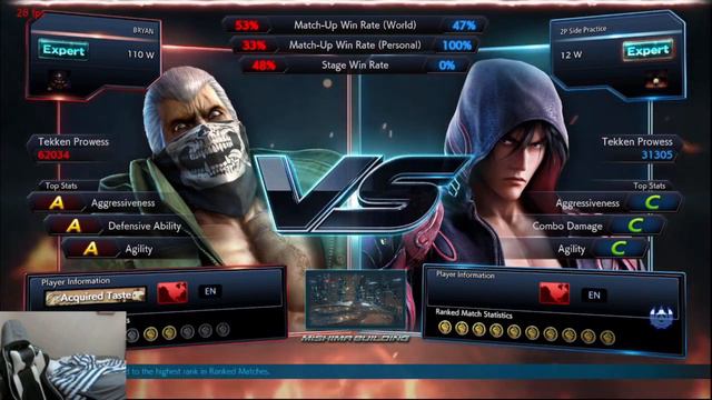 Tekken 7 - P2 Side Reset Ranked Run - 1st Dan to Warrior смотреть онлайн