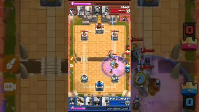 Открытие сундука в испытание мега миньёна в Clash royale смотреть онлайн