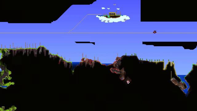 Terraria Hard Mode 85 - Checking The Barrier смотреть онлайн