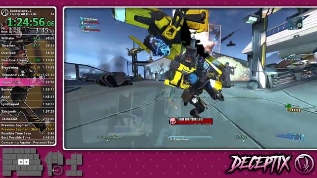 Borderlands 2 Co-Op All Quests Speedrun in 2:37:25 смотреть онлайн