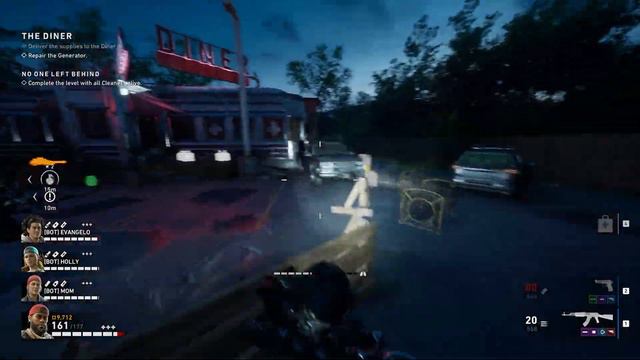 Back 4 Blood Gameplay - The Diner | PC 1440p Ultra settings смотреть онлайн
