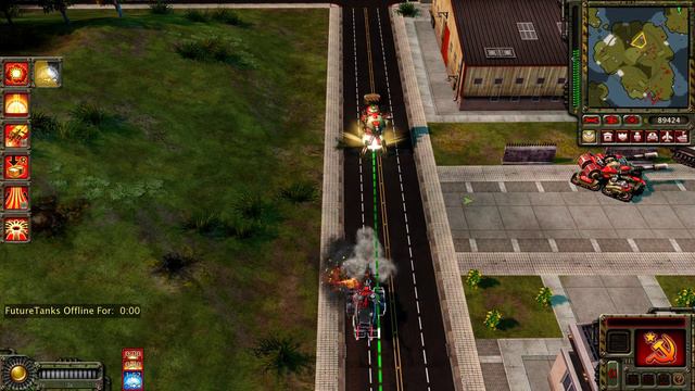 C&C Red Alert 3 Uprising Reaper vs Guardian Tank смотреть онлайн