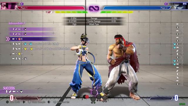 SF6 Juri's Classic Combo Trials (4K) Color 10 Arcade Controller Overlay Street Fighter 6 смотреть онлайн