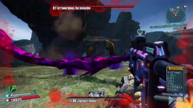 Borderlands 2 Krieg vs Terramorphous L80 1min 7secs смотреть онлайн