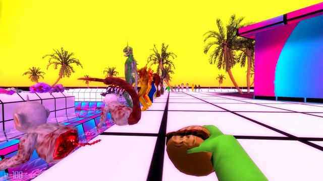 🐬 VAPOR MEME ALL SLENDYTUBBIES MONSTER AND TELETUBBIES FAMILY SPARTAN KICKING in Garry's mod ! смотреть онлайн