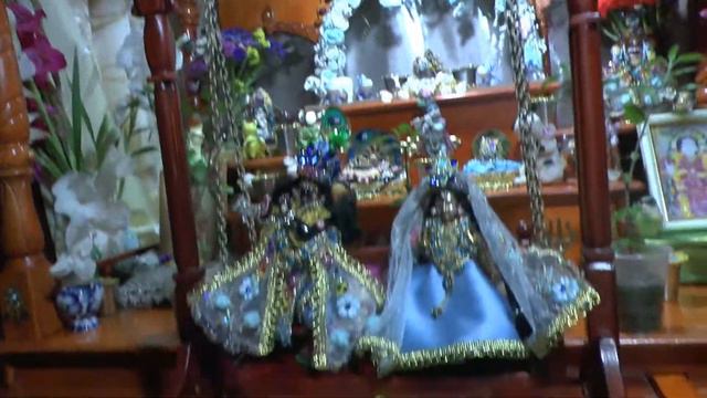 Jhulana Yatra 2021 Home altar ISKCON Dnipro Ukraine смотреть онлайн