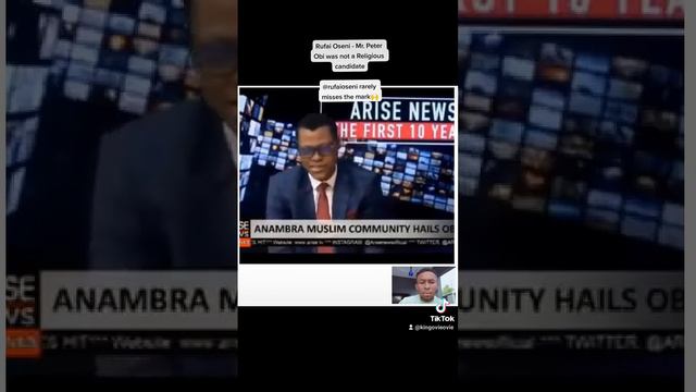 Rufai Oseni - Mr. Peter Obi was not a Religious candidate@rufaioseni rarely misses the mark🙌 смотреть онлайн