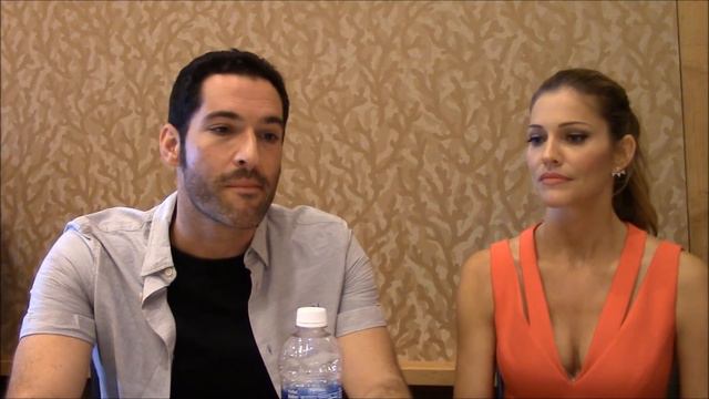 Lucifer - Tom Ellis And Tricia Helfer Interview, Season 2 (Comic Con)