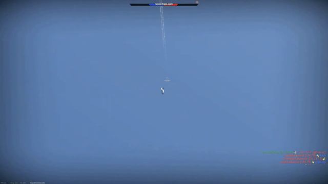 Upwards view of diving bombs from War Thunder смотреть онлайн