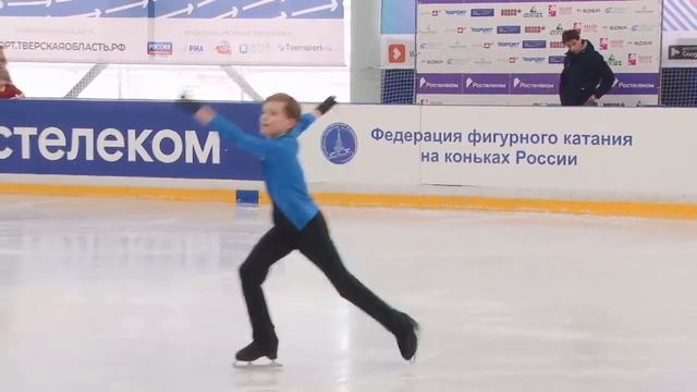 Первенство России младшего возраста 2020 Мaльчики , Млaдшая группа Прoизвoльная программа 19# Павел смотреть онлайн