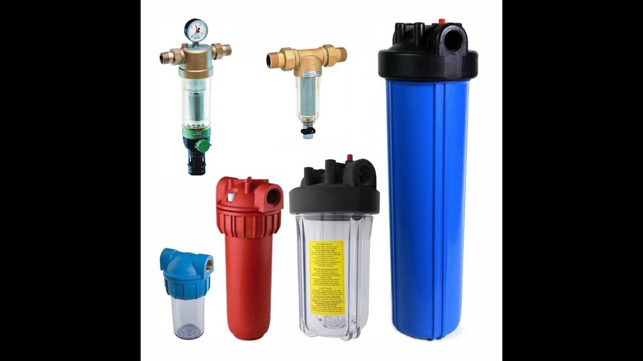 фильтры и системы фильтров проточной очистки воды от механических примесей