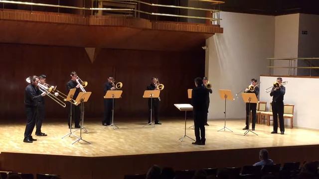 180331 09 coro de trombones RCSMM Edwards Bone Week Fanfare смотреть онлайн