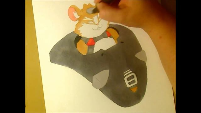 Overwatch Hammond SpeedArt смотреть онлайн