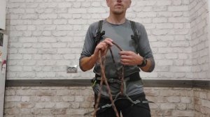 Обвязка. Блокирование верхней и нижней обвязки для горного похода с помощью верёвки.