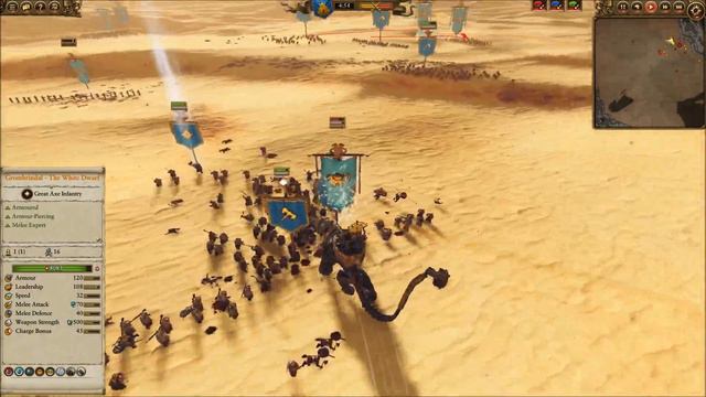 Settra And The Tomb Kings Vs. Dwarfs - Mortal Empires Multiplayer - Total War Warhammer 2 Gameplay